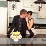 Amber + Colby {engagements} in the kitchen