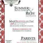 Summer + Riley {invitation}