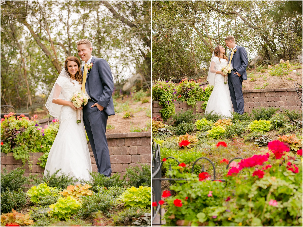 Heritage Gardens Salt Lake Temple Wedding Terra Cooper