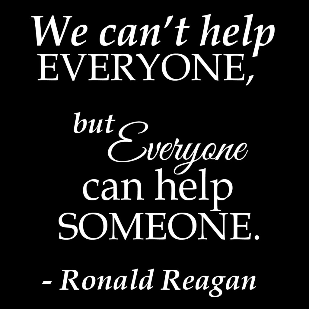 ronald reagan quotes help someone